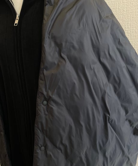 08sircus × TAION  / down stole / S25AW-AC01/ Black color
