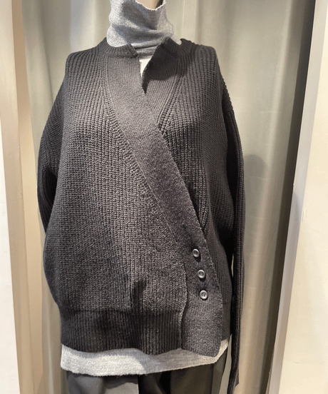 FLORENT / 2308F07002 / RIB KNIT CARDIGAN