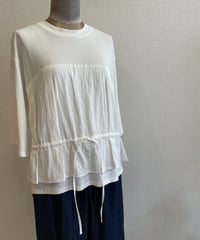Audrey and John Wad / L6927 /ビスチェ付きハーススリーブトップス