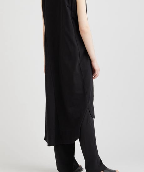 FLORENT / 2402F06017/ コットンスリーブレスドレス
