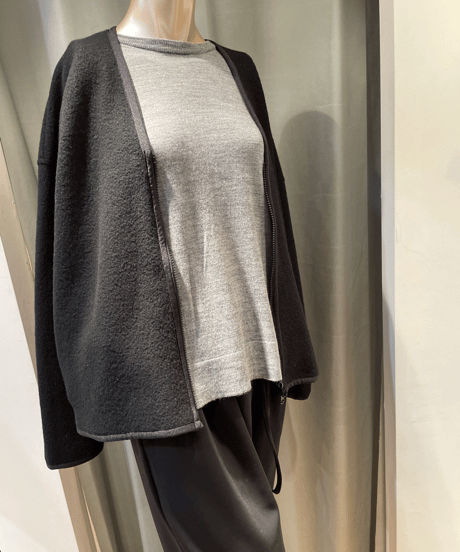 FLORENT / 2308F06010 / PILE KNIT JACKET
