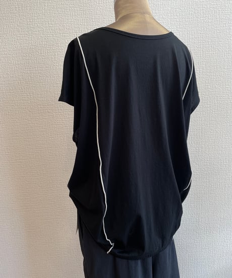 Audrey and John Wad / L6916 /スーピマコットントリミングTシャツ