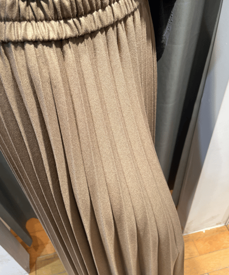 FLORENT /2305F03001 /PLEATED LONG SKIRT