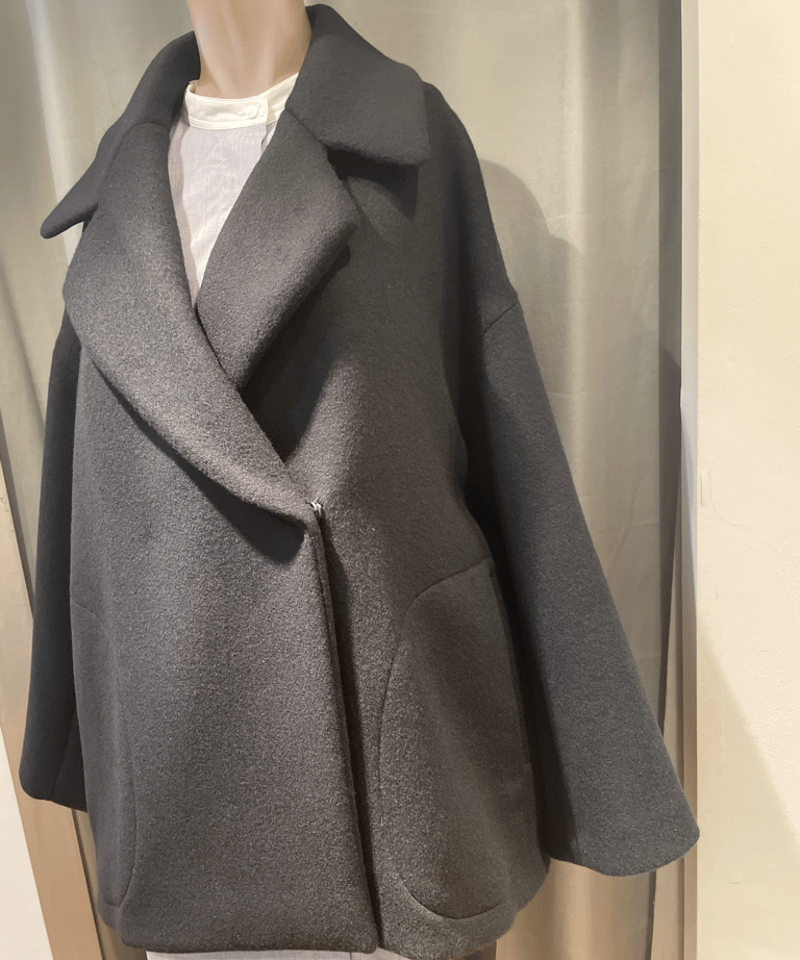 FLORENT / 2305F02004 /OVERSIZE SHORT COAT | MAG