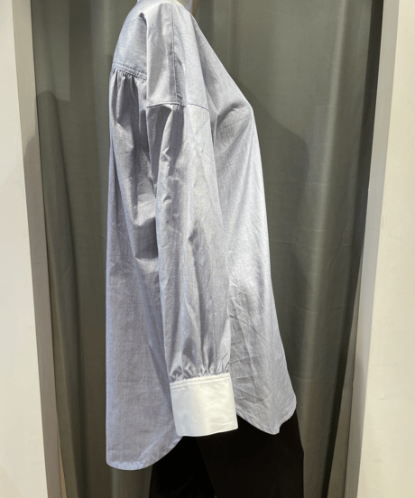 FLORENT / "2023 fall" / 2305F06007 / CLERIC BAND COLLER SHIRT