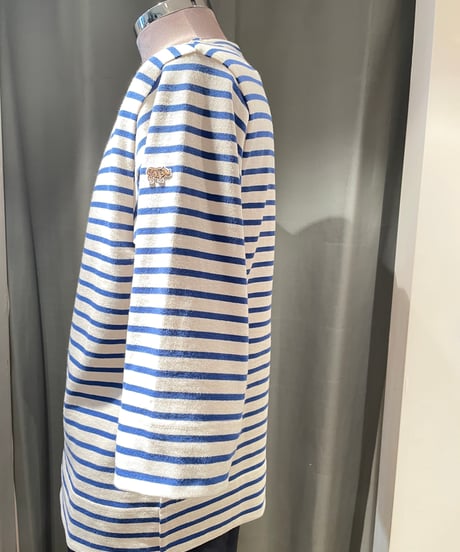 SCYE BASICS /5725-21706/コットンストライプバスクシャツ(unisex)