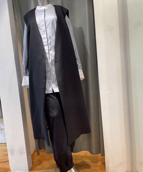 FLORENT / "2023 fall" / 2305F08003 / KERSEY LONG GILET