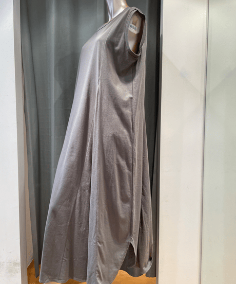 FLORENT / 2402F06017/ コットンスリーブレスドレス