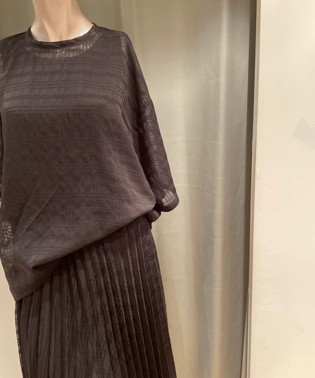FLORENT/2405F03001 / チェックシアープリーツスカート