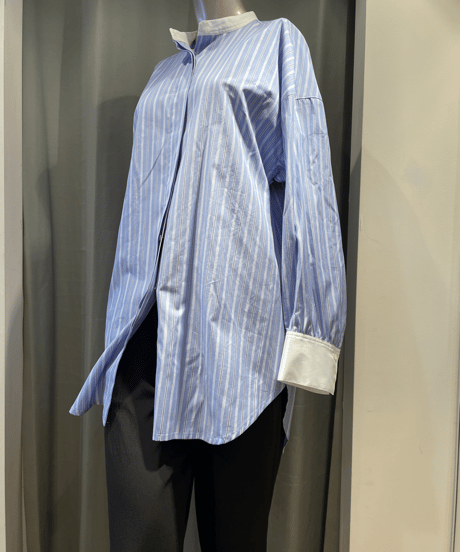 FLORENT / "2023 fall" / 2305F06007 / CLERIC BAND COLLER SHIRT
