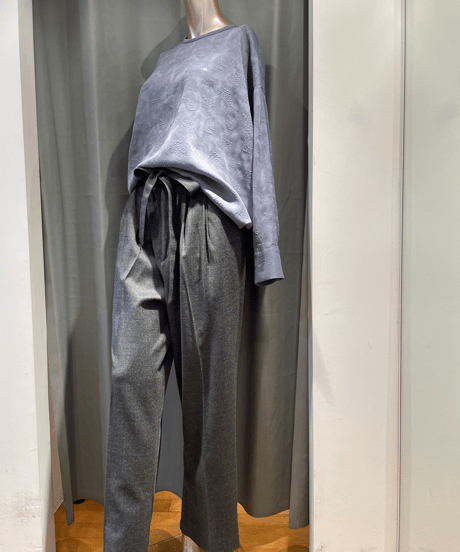 FLORENT /2305F04007 / BELT WIDE PANTS