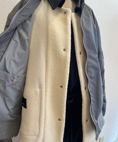 08sircus / S25AW-OT01 / MA-1 reversible×Boa