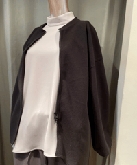 FLORENT / 2308F06014/  ASYMMETRIC ZIP BLOUSON
