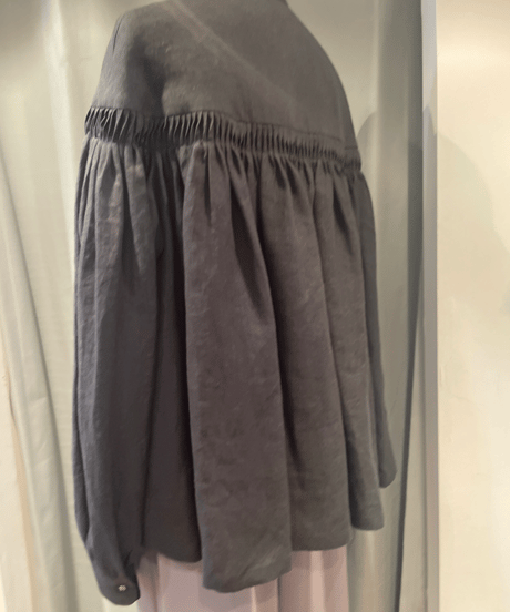 SCYE /  2024 S/S / 1224-31005 / Organic Linen Tucked Blouse