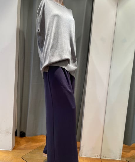 FLORENT / 2211F07003 / SILK CASHMERE CREWNECK KNIT VEST