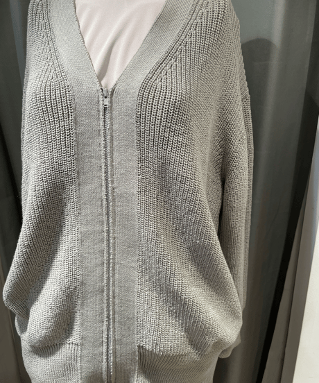 FLORENT / 2311F07002 /ジップニットカーディガン