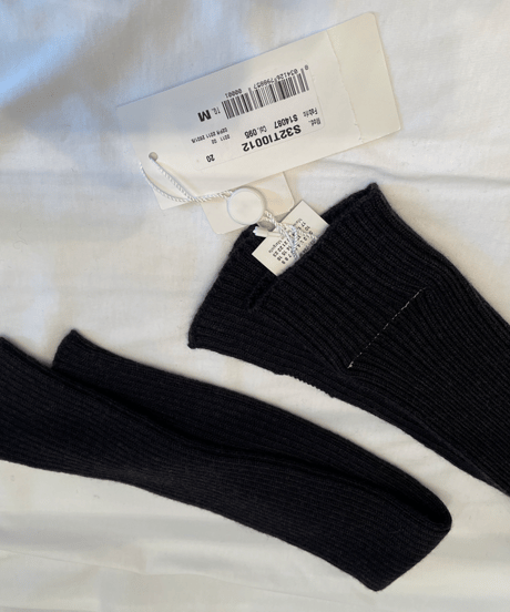 MM⑥ Maison Martin Margiela / 32TI012 / rib  Knit  arm warmer (Dead stock)