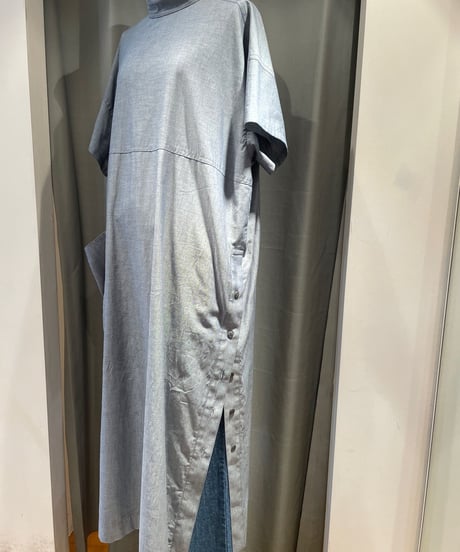 FLORENT / 2302F05005/STAND NECK DRESS
