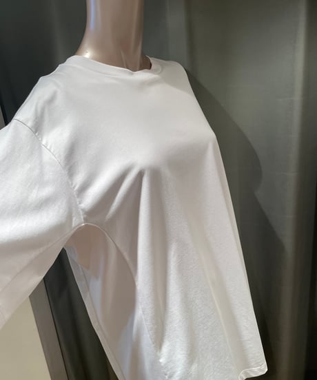 08sircus / S25SS-CS06 /Organic cotton cross jersey over tee(unisex)