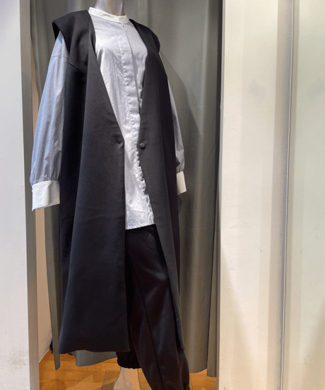 FLORENT / "2023 fall" / 2305F08003 / KERSEY LONG GILET