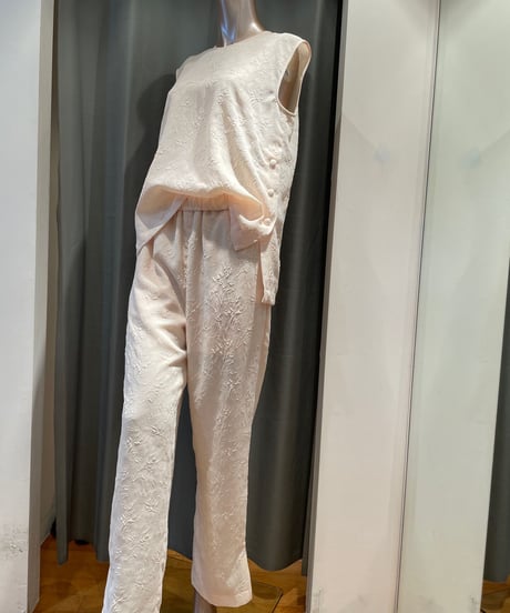08sircus / S23SS-P09 /  jacquard slit easy pants