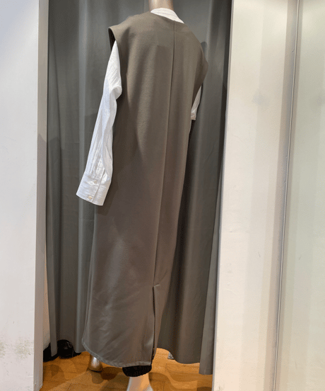 FLORENT / 2211F06007 / V NECK LONG DRESS