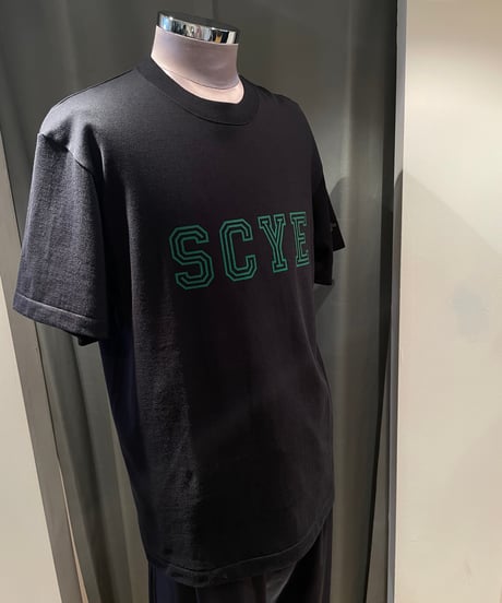 SCYE BASICS /5725-21701/コットンジャージーカレッジ T-シャツ(unisex)