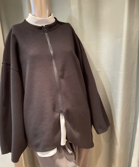 FLORENT / 2308F06014/  ASYMMETRIC ZIP BLOUSON