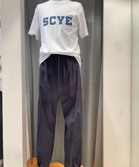 SCYE BASICS /5725-21701/コットンジャージーカレッジ T-シャツ(unisex)
