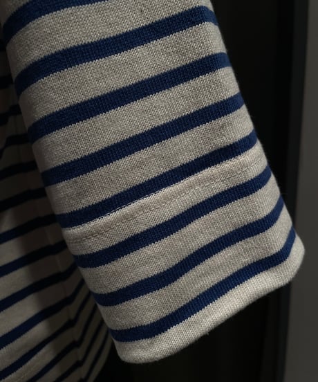 SCYE BASICS /5725-21706/コットンストライプバスクシャツ(unisex)
