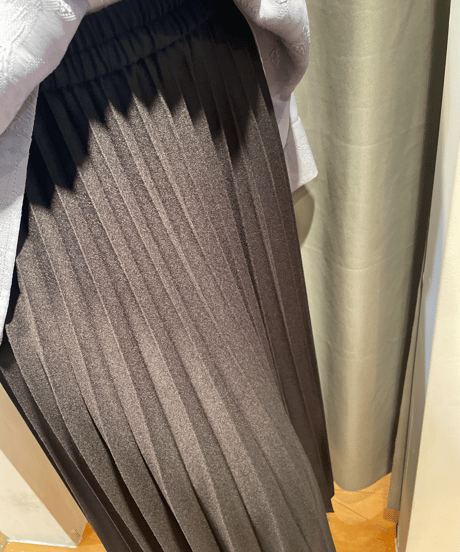 FLORENT /2305F03001 /PLEATED LONG SKIRT