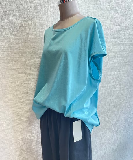 Audrey and John Wad / L6916 /スーピマコットントリミングTシャツ