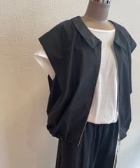 Audrey and John Wad /L6123/ハーフスリーブzipシャツ