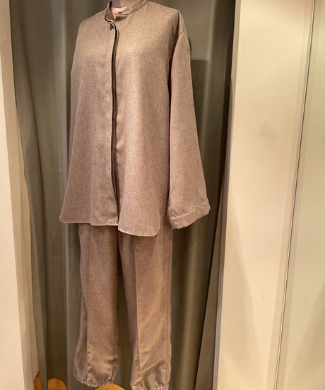 FLORENT / 2208F01007  /MELANGE PL BLOUSE