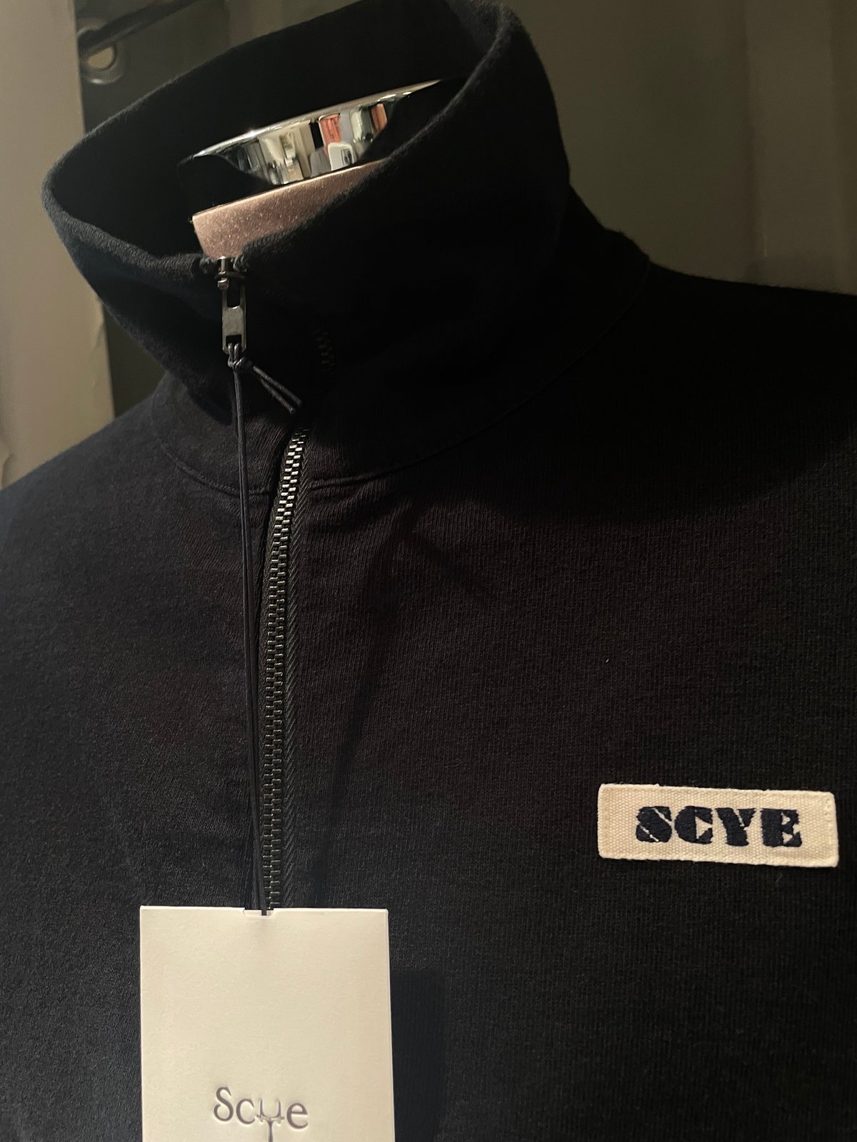 Scye／コットンジャージ SCYE BASICS｜コットン ロゴ Tシャツ “30/2 Cotton Jersey Logo