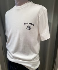 SCYE BASICS /5725-21701/コットンジャージーモノグラムロゴT-シャツ(unisex)