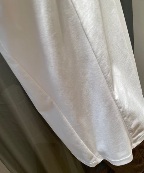 08sircus / S25SS-CS06 /Organic cotton cross jersey over tee(unisex)