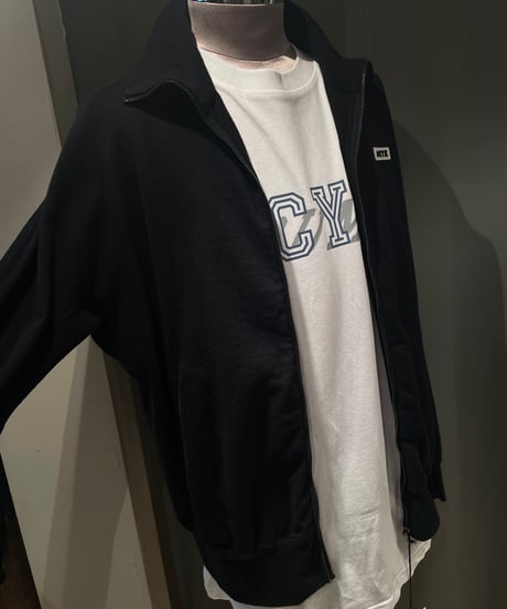 Scye / Tight Tension Cotton Jersey Zip Up Top /
