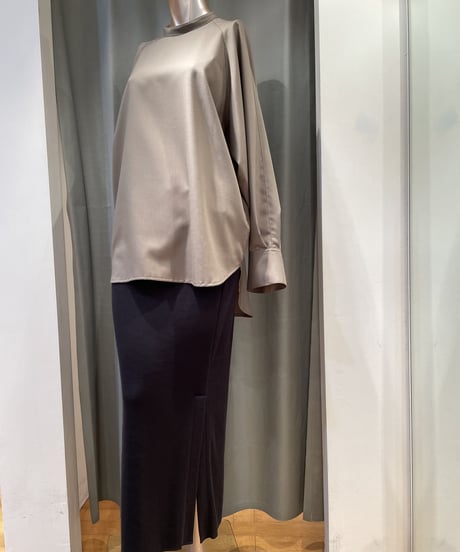 FLORENT / 2205F06013 / SOFT COTTON RIB SKIRT