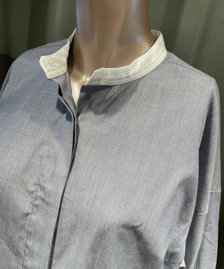 FLORENT / "2023 fall" / 2305F06007 / CLERIC BAND COLLER SHIRT