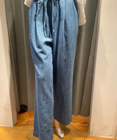 FLORENT /2302F04004 / DENIM WIDE PANTS