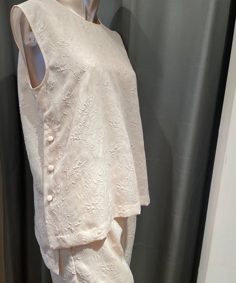 08sircus / S23SS-TS01 /  Jacquard sleeveless top /