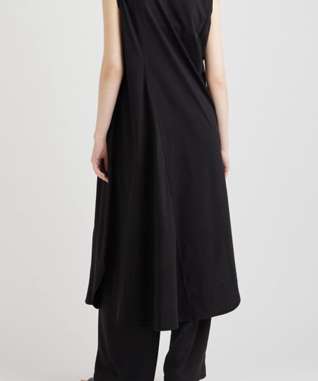 FLORENT / 2402F06017/ コットンスリーブレスドレス