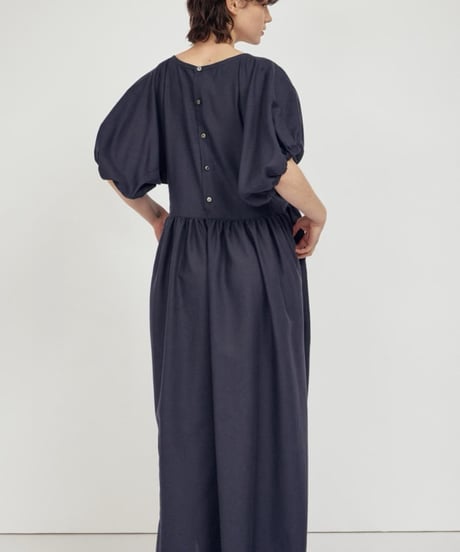 FLORENT/2502F05001/ボリュームスリーブロングドレス