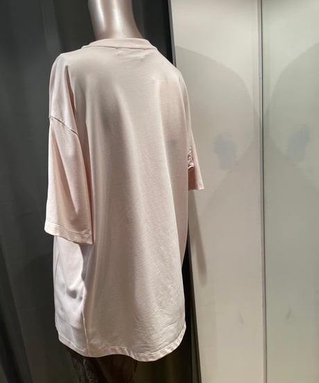 08sircus / S25SS-CS06 /Organic cotton cross jersey over tee(unisex)