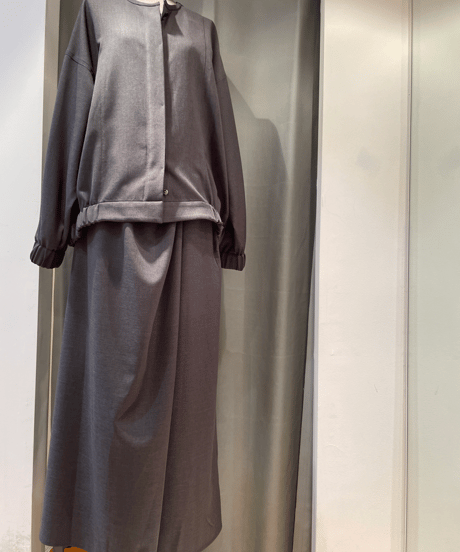 FLORENT / 2308F03001 / OZAWA TWILL VERNO LONG SKIRT