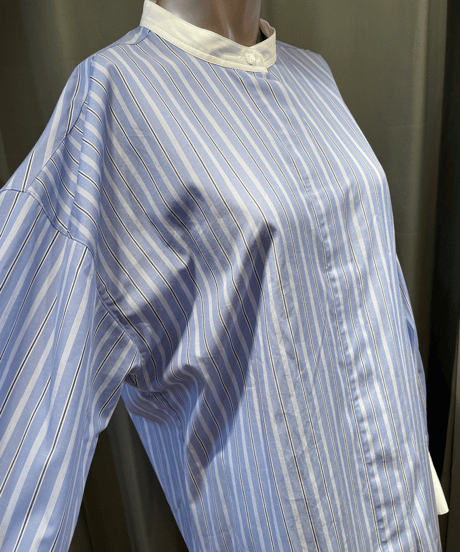 FLORENT / "2023 fall" / 2305F06007 / CLERIC BAND COLLER SHIRT