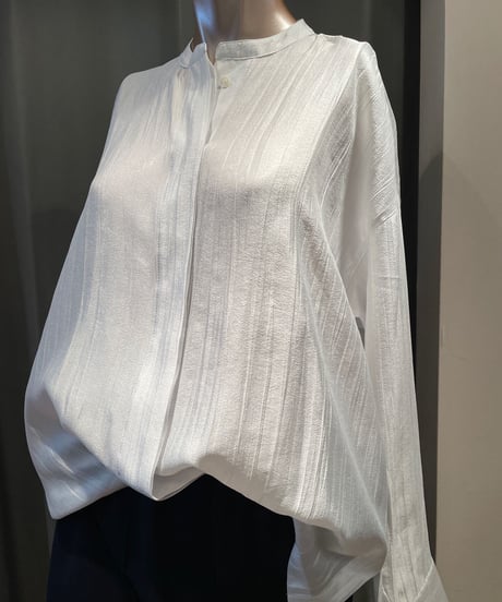 FLORENT / " 2023 fall "    230501002 / SHEER WASHER BLOUSE