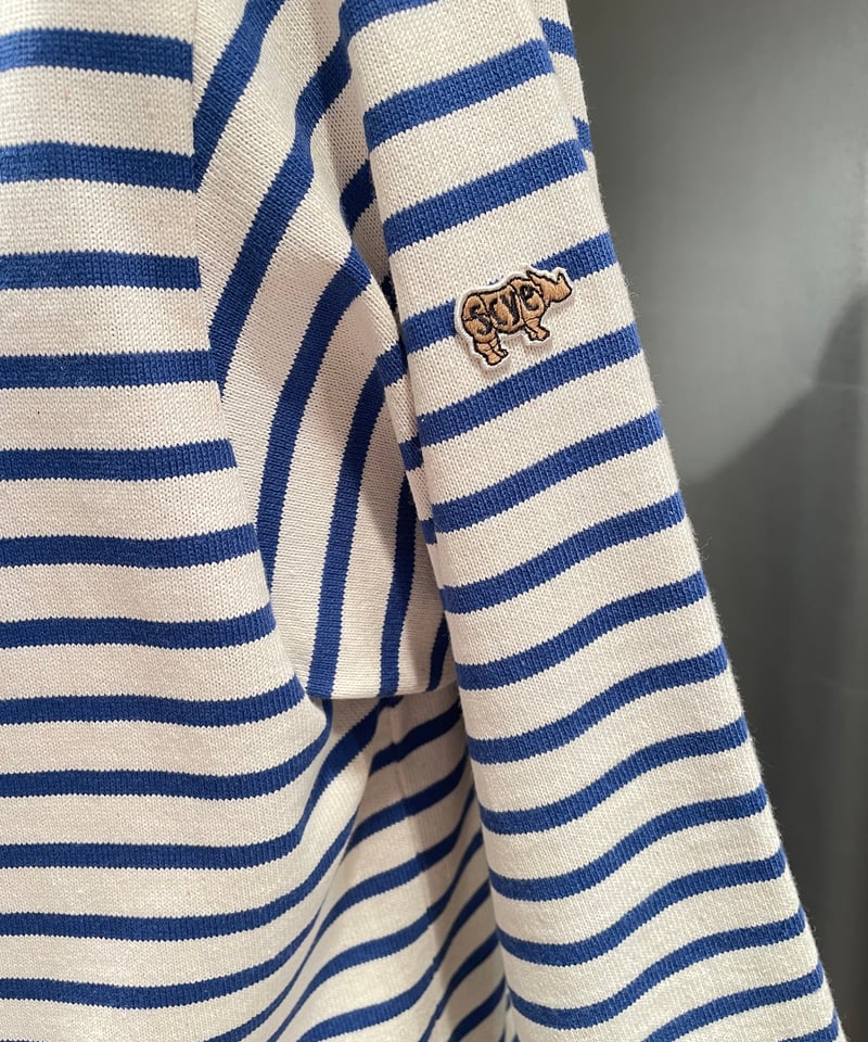 SCYE BASICS /5725-21706/コットンストライプバスクシャツ