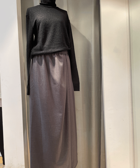 FLORENT / 2308F03001 / OZAWA TWILL VERNO LONG SKIRT